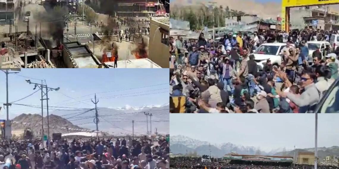 लेह पर तनाव: स्टेटहुड की मांगों ने बढ़ाया संकट