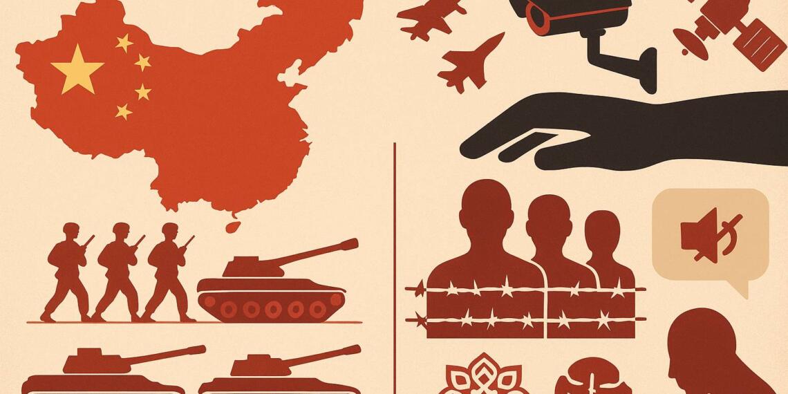 चीन दुनिया के सामने खुद को शक्तिशाली दिखाता है, जबकि अपने ही देशवासियों से असुरक्षित महसूस करता है