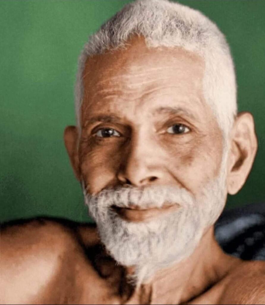 अरुणाचल पर्वत की गोद में विराजमान महर्षि रमण