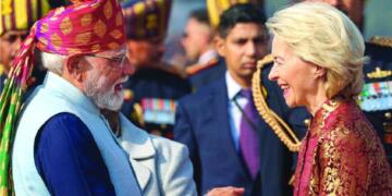 धानमंत्री नरेंद्र मोदी भारत–यूरोपीय संघ मुक्त व्यापार समझौते