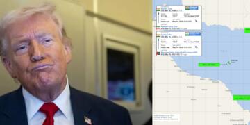 Indian navy in hormuz and trump