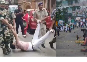 बंगाल में बारूद और बैलेट की जंग: पनिहाटी से भवानीपुर तक हिंसा, तोड़फोड़ और ‘EVM’ पर संग्राम; लोकतंत्र के महापर्व में मची भारी चीख-पुकार