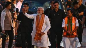 Modi in BJP Head Office