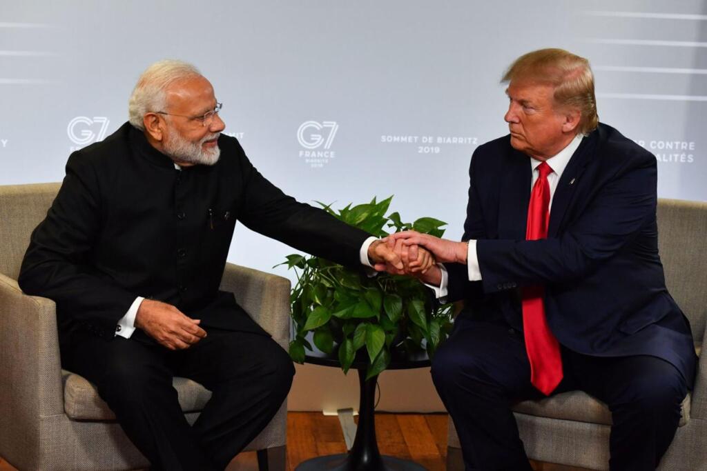 G7 शिखर सम्मेलन में मोदी-ट्रंप वार्ता