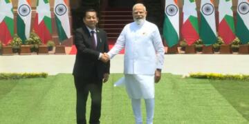 म्यांमार के राष्ट्रपति यू मिन आंग ह्लाइंग 30 जून से 3 जुलाई 2026 तक भारत दौर पर थे