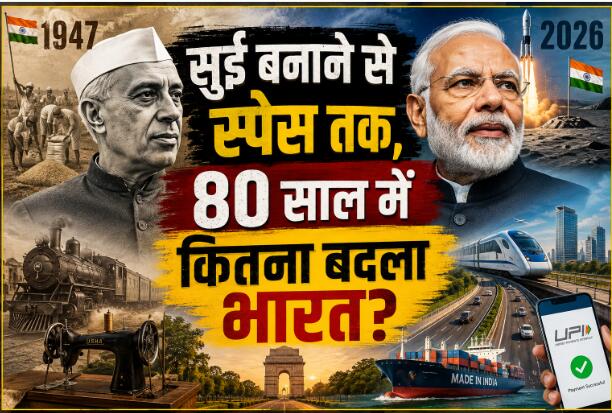 1947 to 2026 Independence Day Nehru to Modi