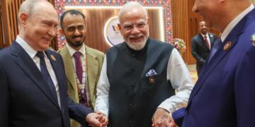 BRICS 2026 में PM Modi, Putin and Xi Jinping