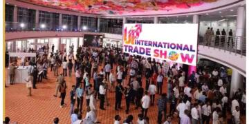 ग्रेटर नोएडा के India Expo Mart में चल रहे UP International Trade Show 2026