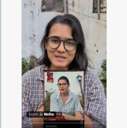 नेहा बोरा की रात 11 बजे सफाई, रांका-दास को फटकार के बाद वीडियो जारी करने पर उठे सवाल